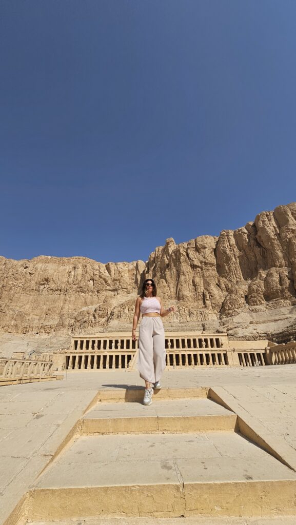 templo de Hatshepsut al viajar a egipto